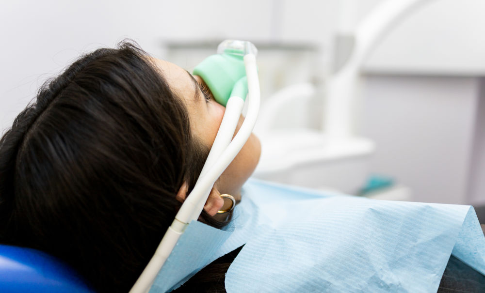 Patient receiving comfortable sedation dentistry treatment at a dental clinic in Barrie